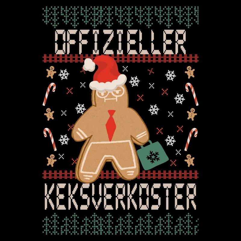 Lustiger Lebkuchenmann Weihnachten Pullover