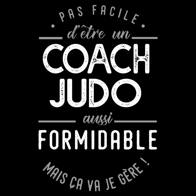 coach Judo formidable cadeau judoka