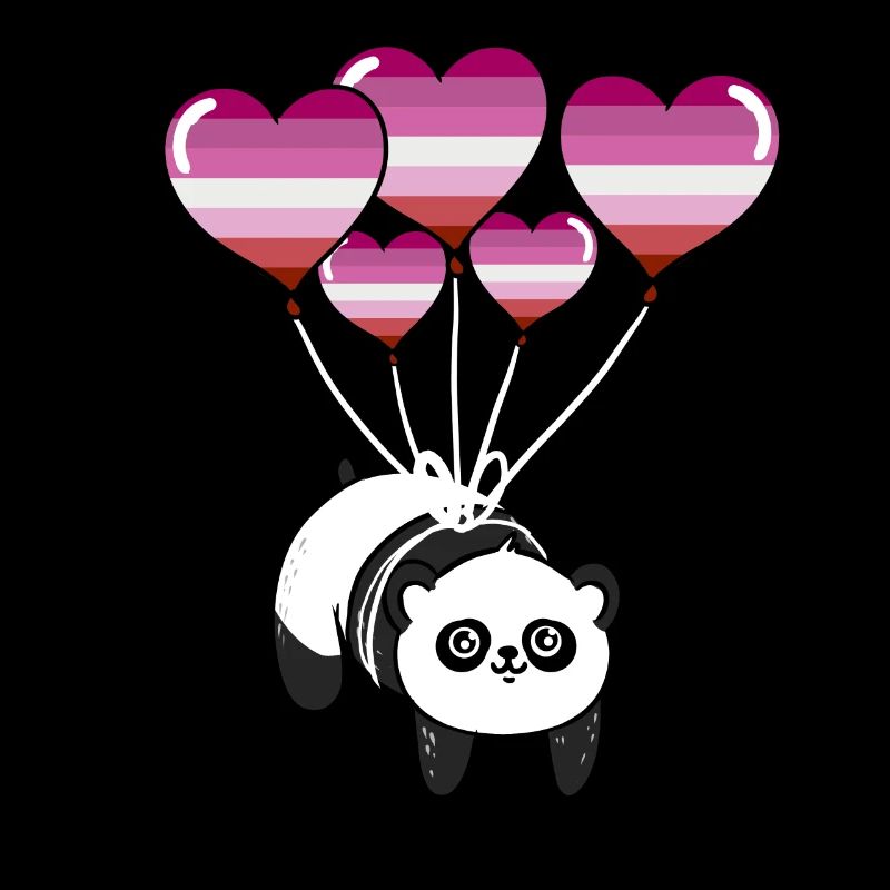 Panda Lesbian Pride