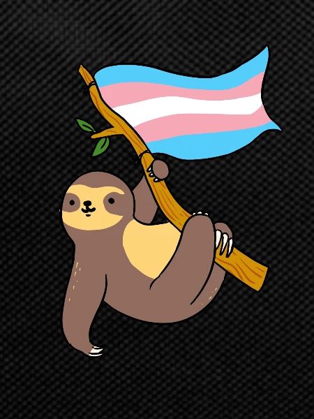 Trans Pride Faultier