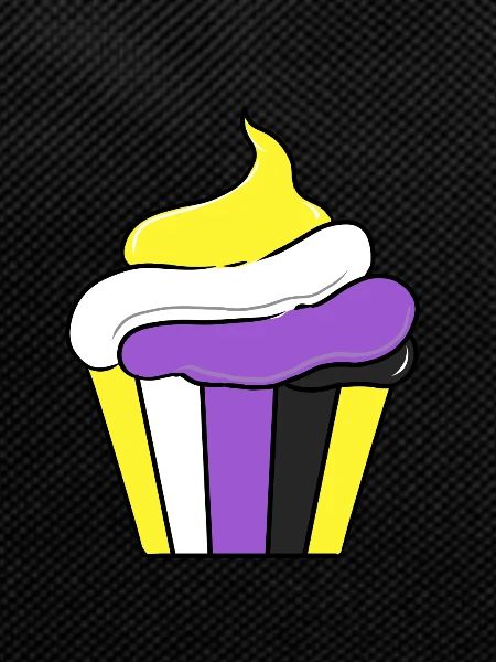 Nonbinary Cupcake Nonbinary Pride