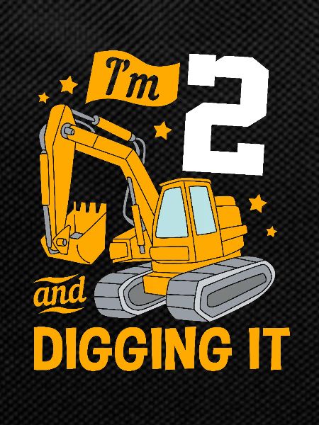 Children's birthday party construction site