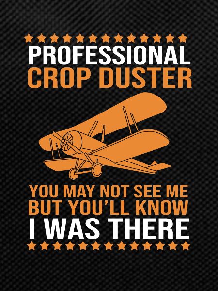 Crop Duster Flugzeug Pilot