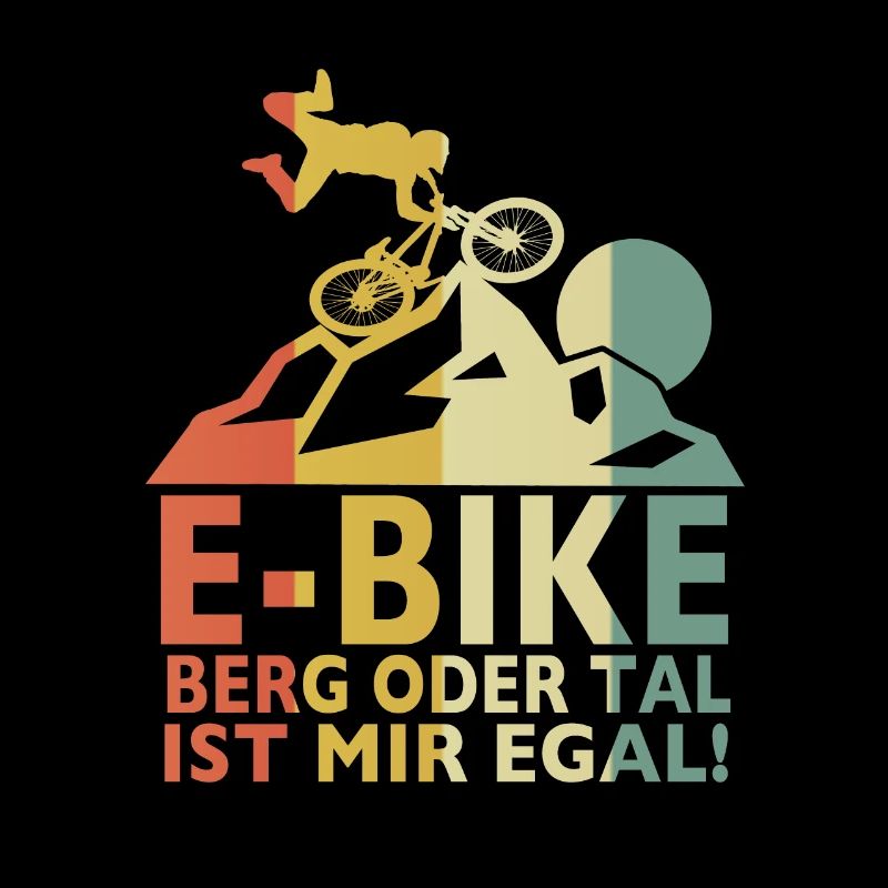 E Bike E-Bike Berg oder Tal ist mir egal