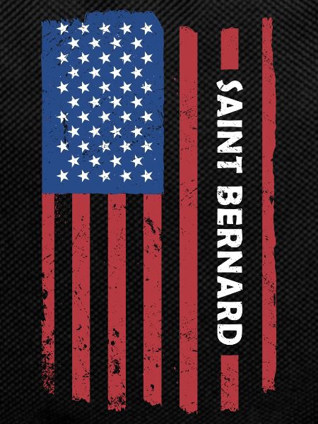 Saint Bernard Us Flag