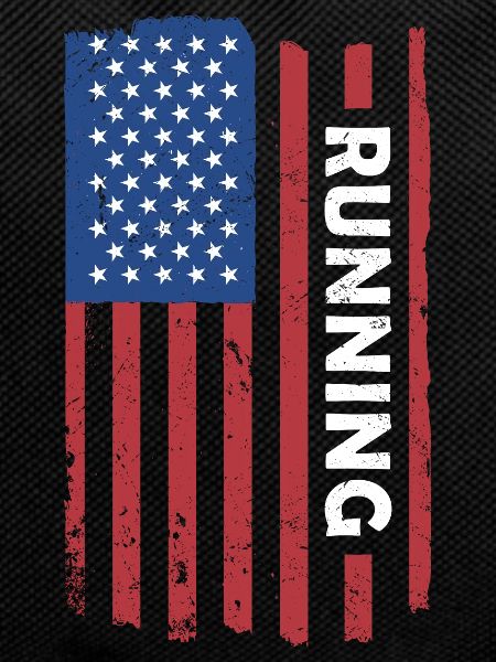 Sport Us Flag Running