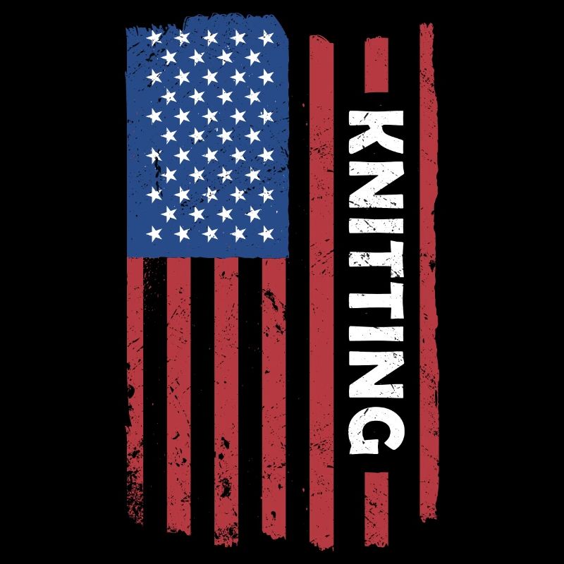 Knitter Us Flag Tricot