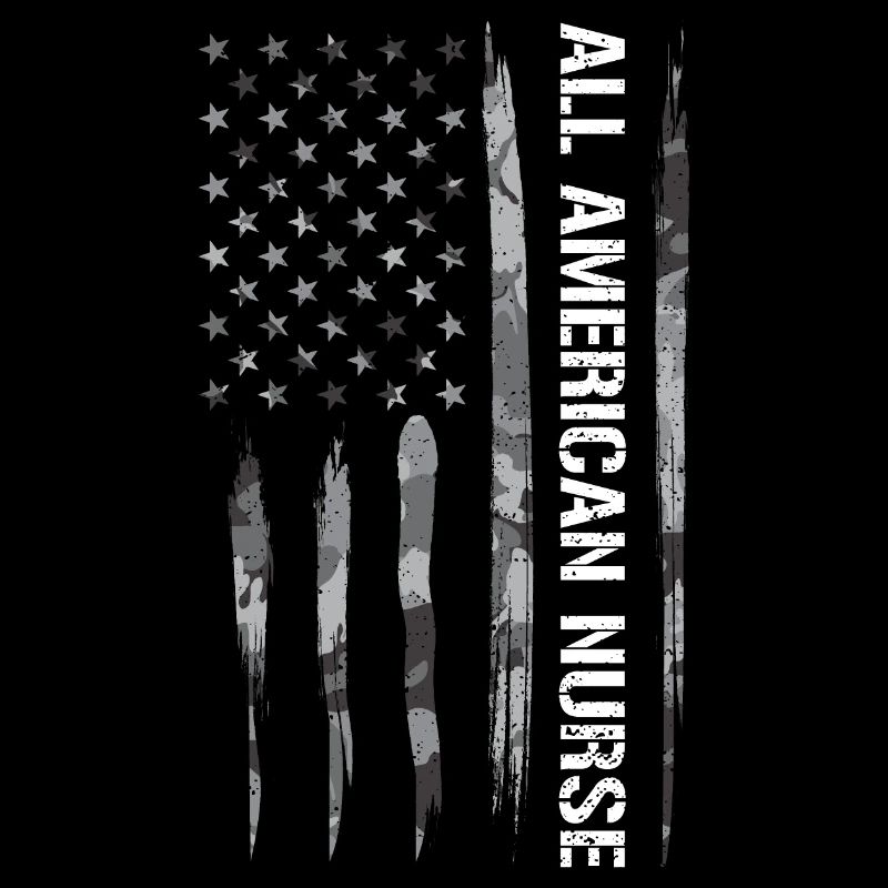 All American Nurse - Drapeau américain