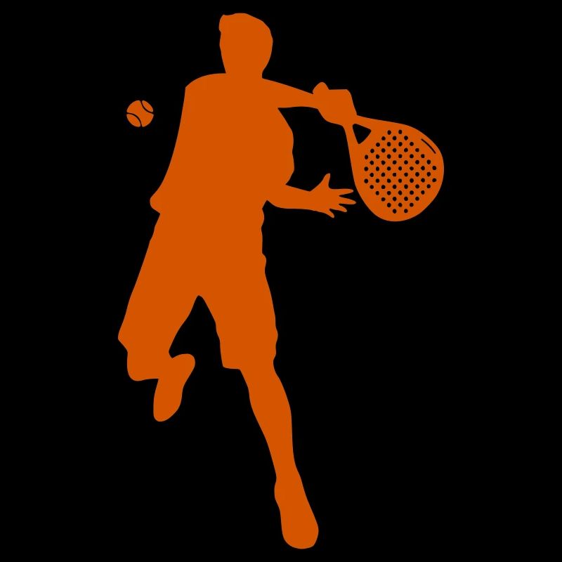 Padel Player Silouhette
