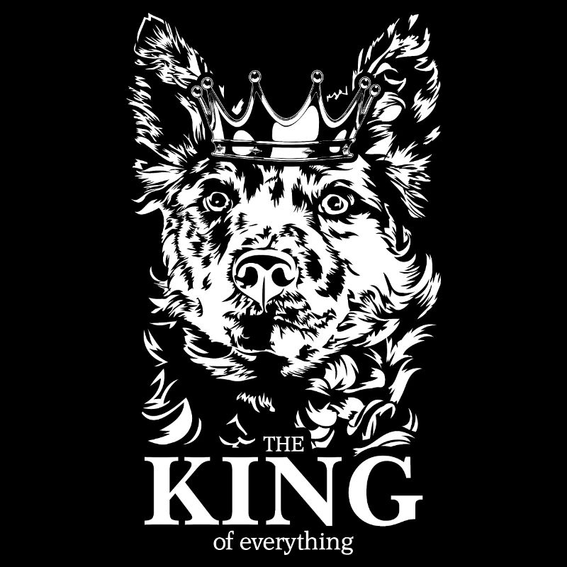 Mudi King of everything Spruch Hunde Wilsigns