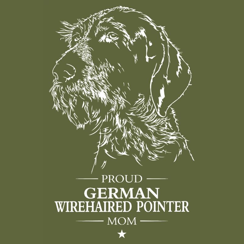 German Wirehaired Pointer Mom Dog Dog Wilsigns
