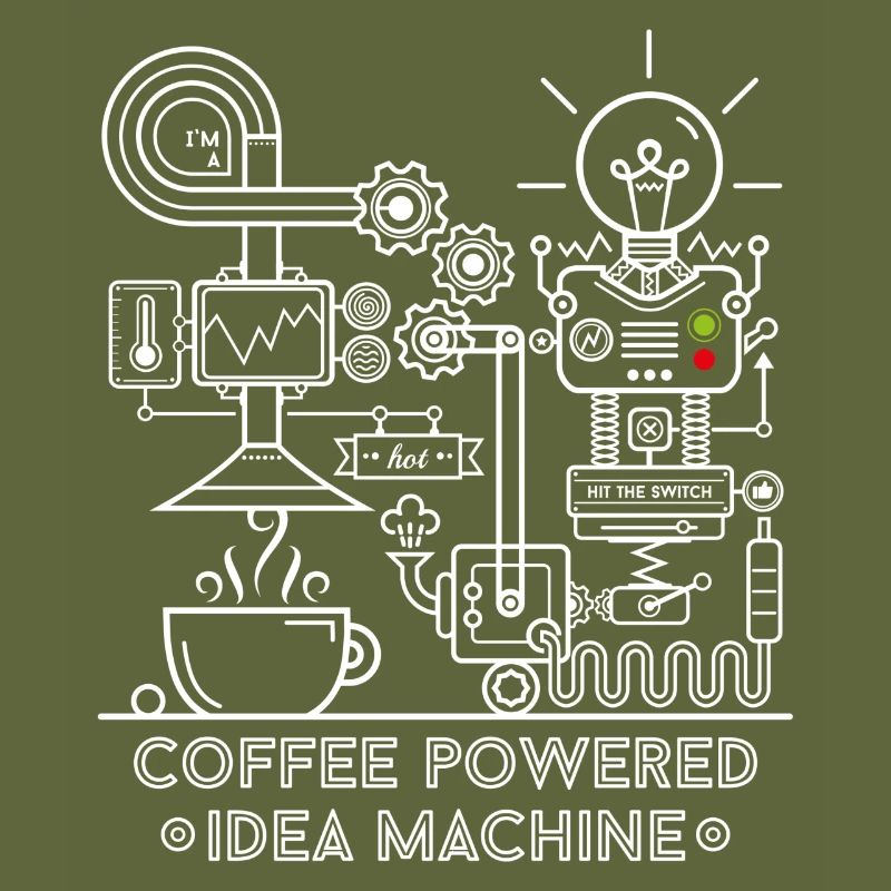 Coffee powered - white