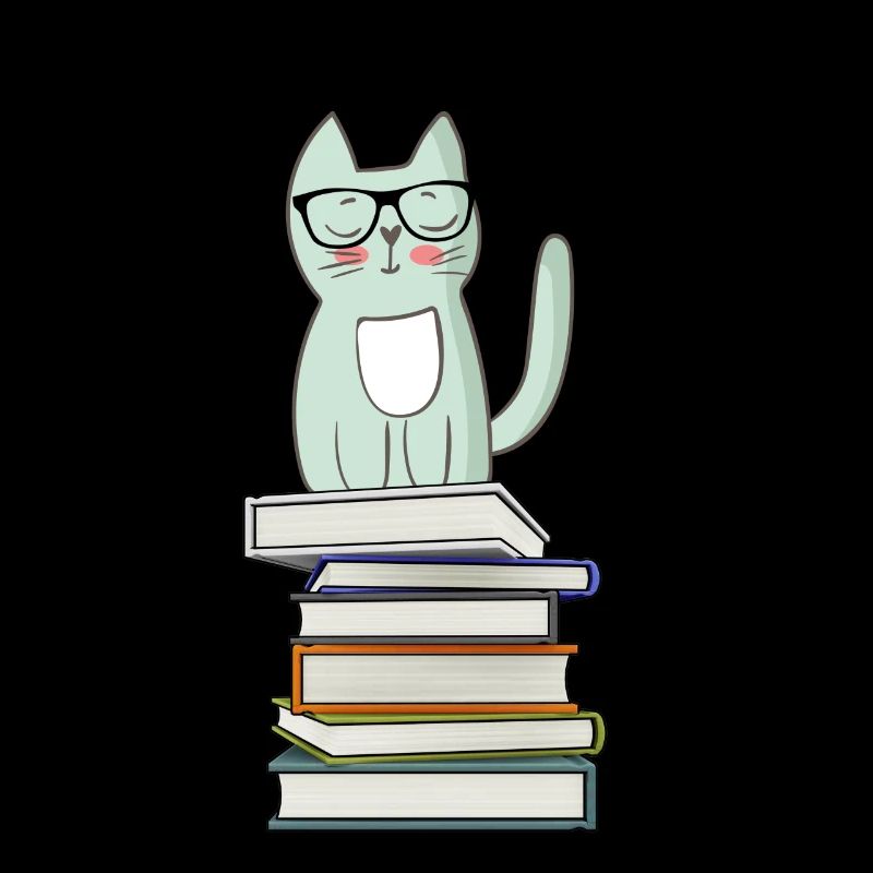 Bücher Katz Katzen Bücherworm Lesen Buch Hobby