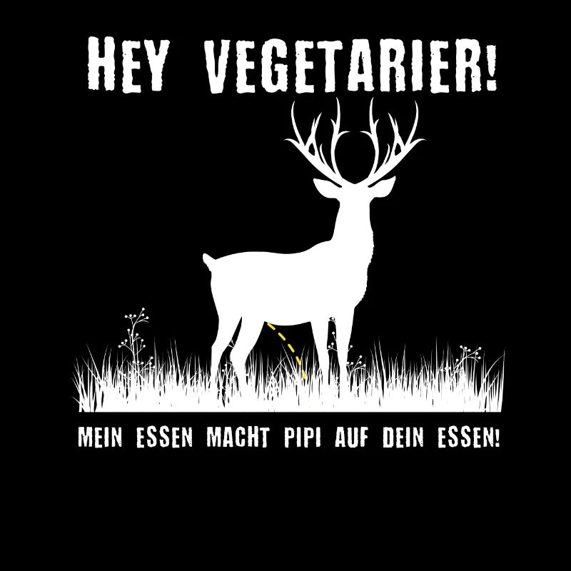 Hey Vegetarier Jäger Jägerin Shirt