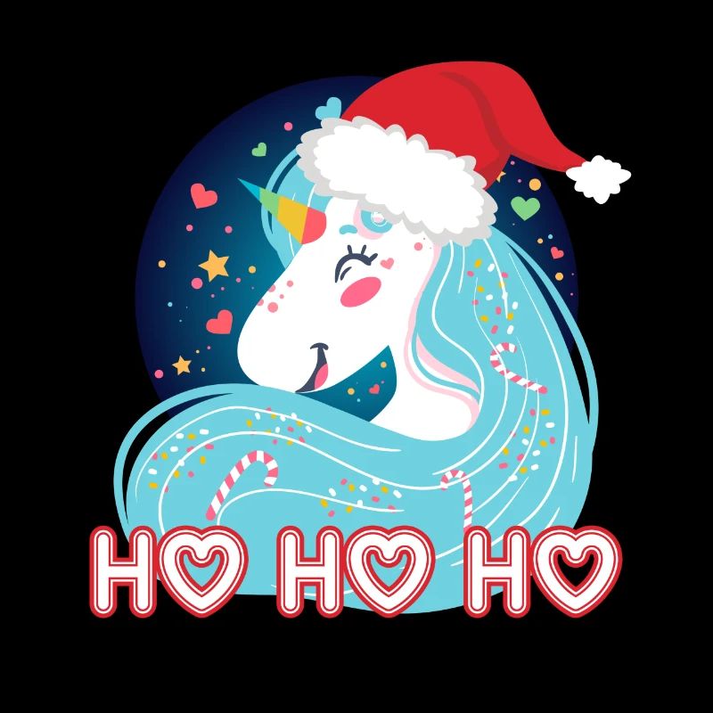 Ho ho ho Noël Unicorn