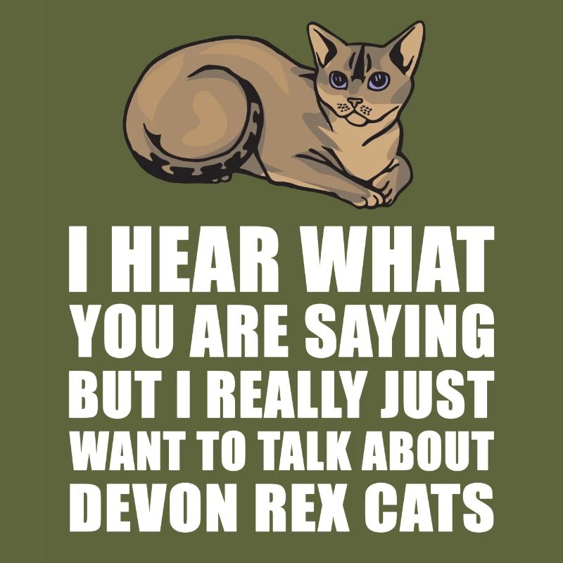 Devon Rex Cat cadeau mignon