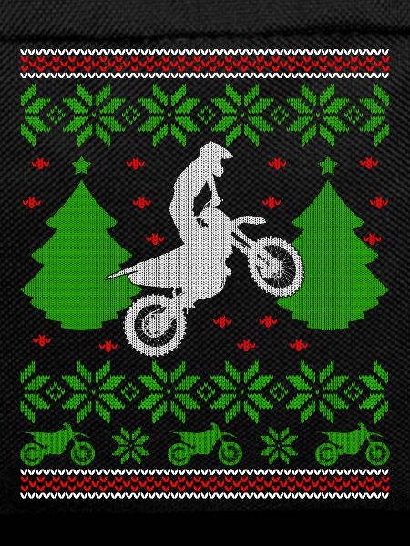 dirtbike motorcross ugly christmas