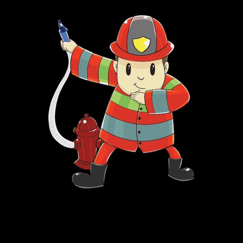 Dabbing dab fireman funny gift funny