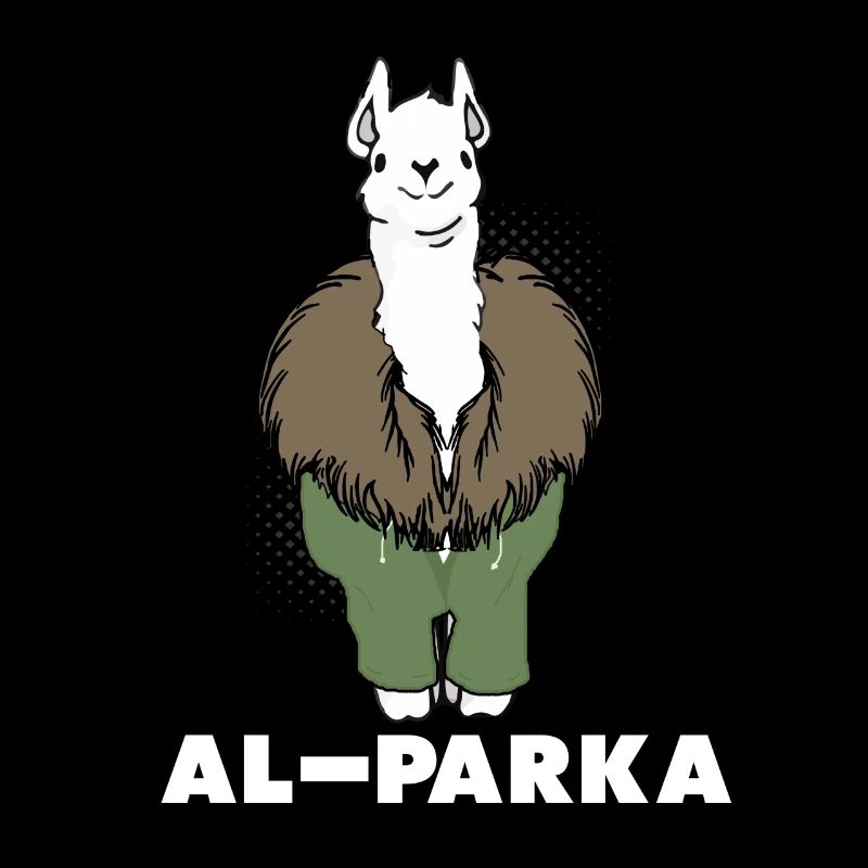 Lustiges Lama Alpaka Comic Tier Trend - Geschenk