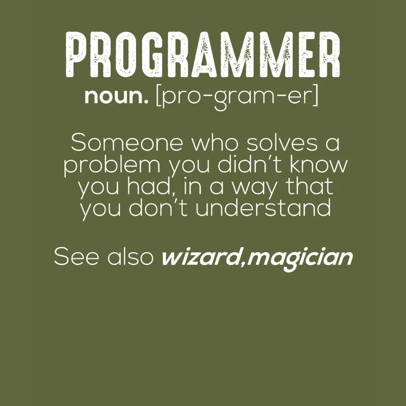 Signification drôle programmeur