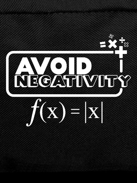 Avoid Negativity - weiß