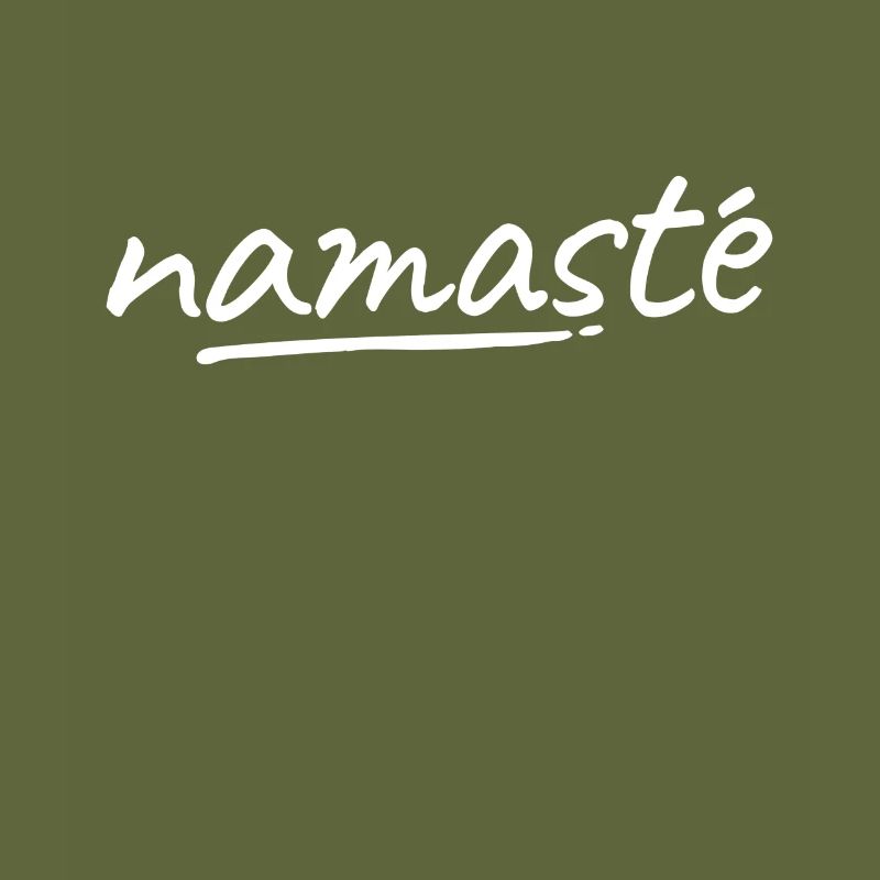 Namaste - white