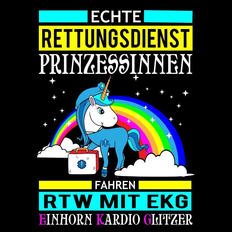 Rettungsdienst Prinzessin Einhorn Geschenk
