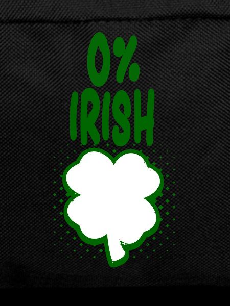 0% Irish - Fun Tshirt - Gift