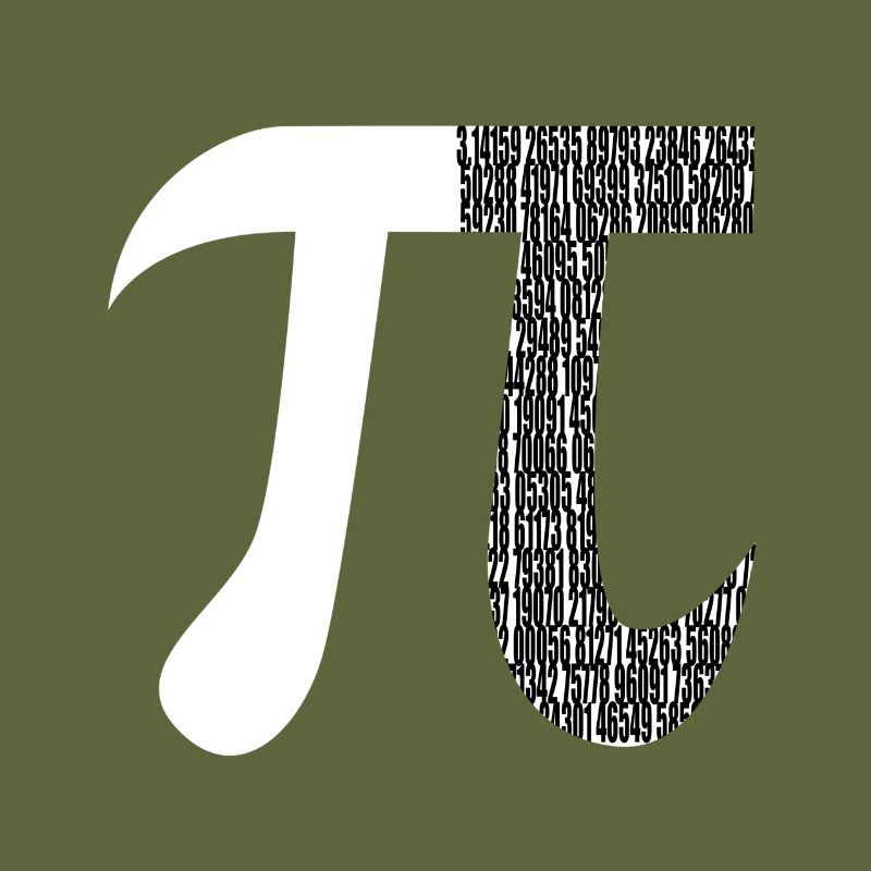 Pi Digits Mathematics Symbol Funny Math Nerd Pi