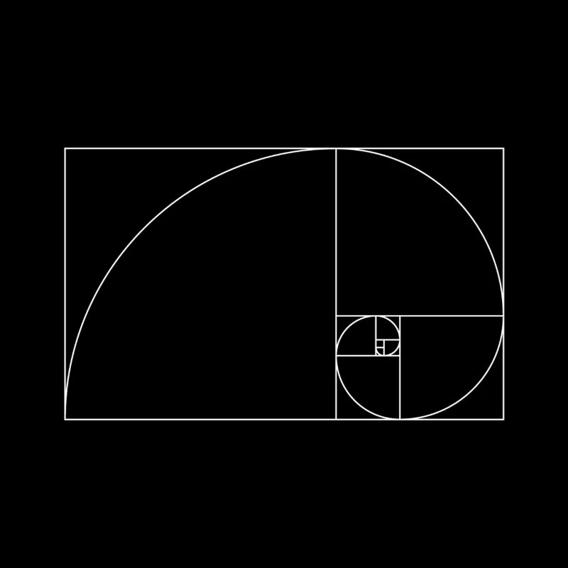 T-shirt de rapport d'or, Fibonacci Spiral Math Geek