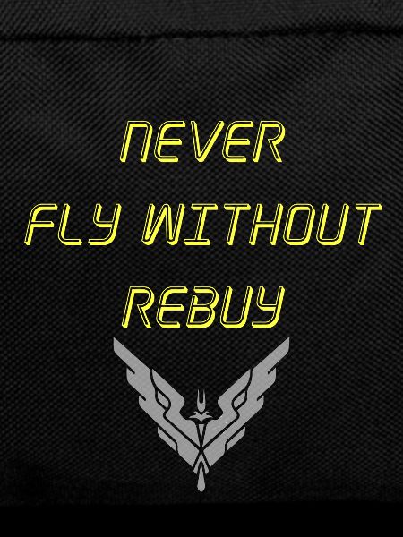 Never Fly without rebuy Transparent