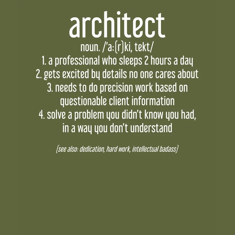 ARCHITECTE - DESIGNER - CONSTRUCTION - DESSIN