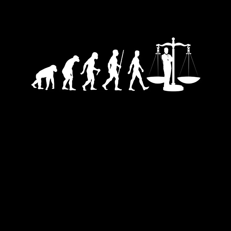 Anwalt Evolution Anwältin Geschenk