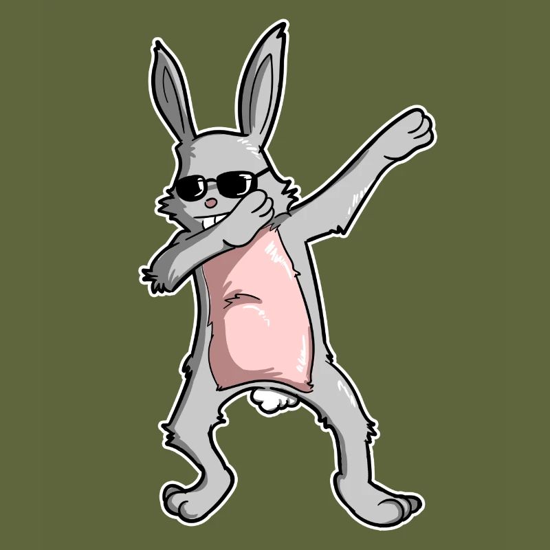 Dabbing Easter Bunny - Osterhasen Dab!