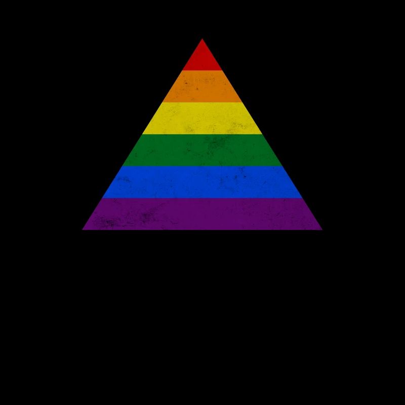 LGBT Fierté Arc-en-Triangle Couleur Triangle Gay Pride