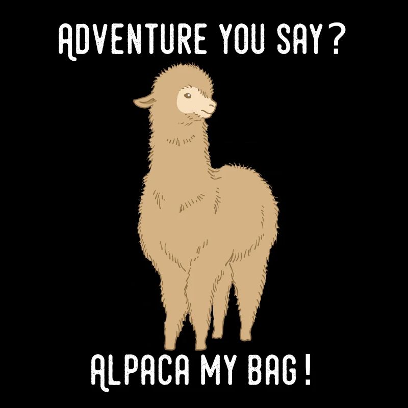 Alpaka Reise Cool Rucksack Alpaca My Bags Geschenk