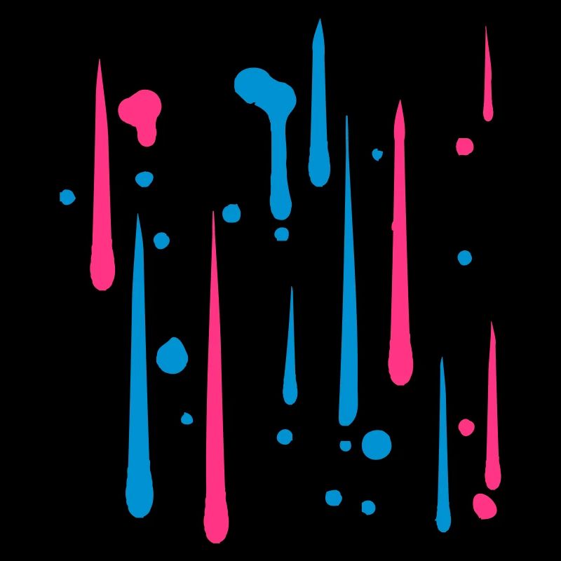 rain drops graffiti spray cool hold out black