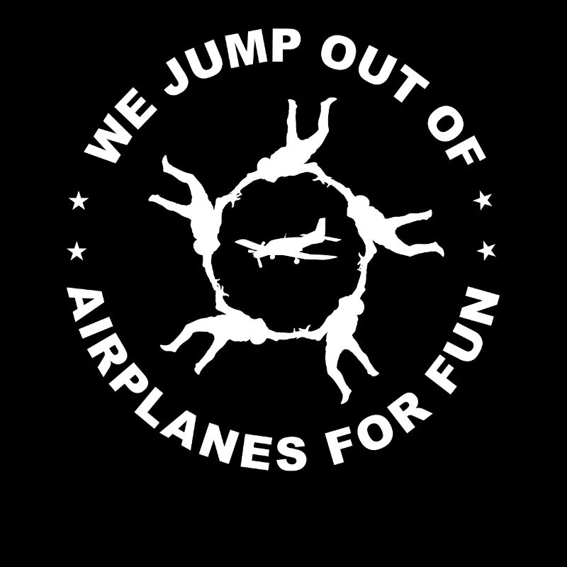 Parachute, Jumping, Gift, Friends, Funny