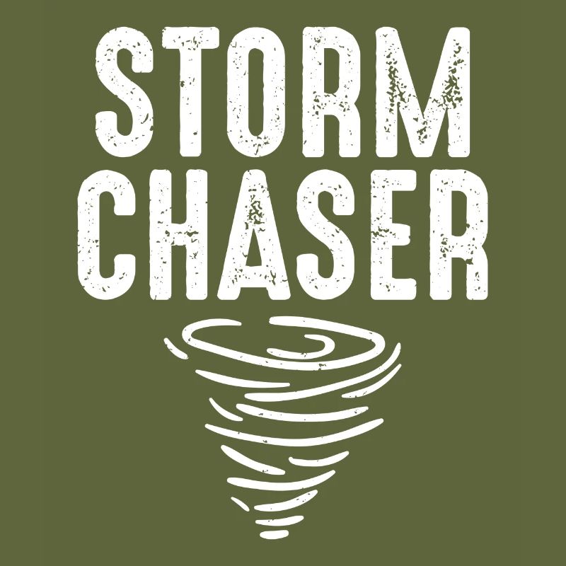 Mignon Storm Chaser par temps violent Tornado Obsessed