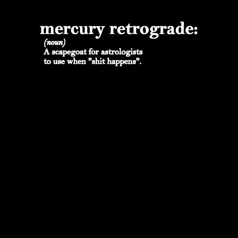 Définition rétrograde du mercure