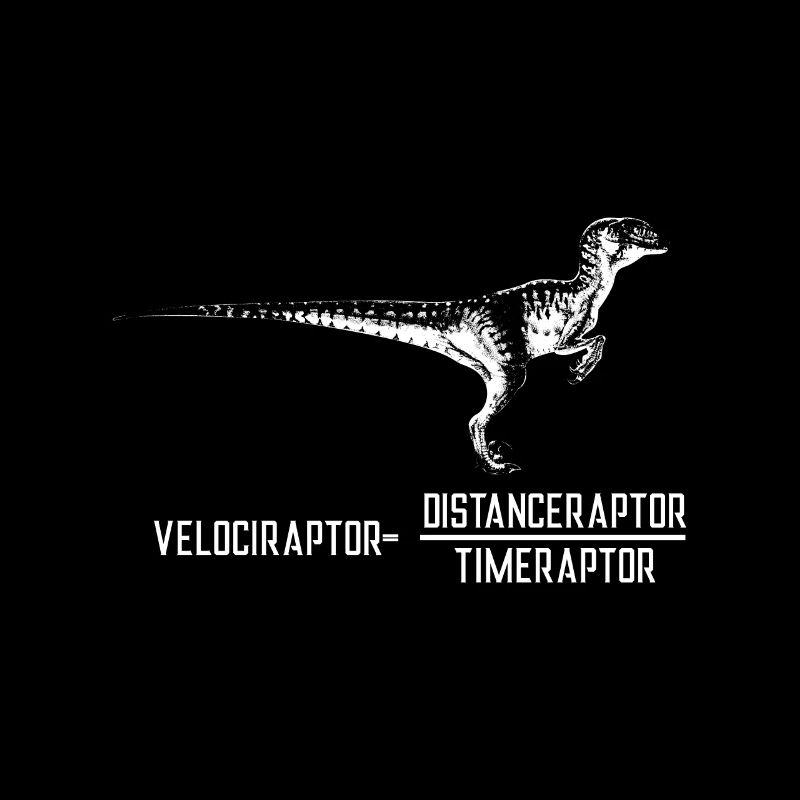Velociraptor pun speed gift