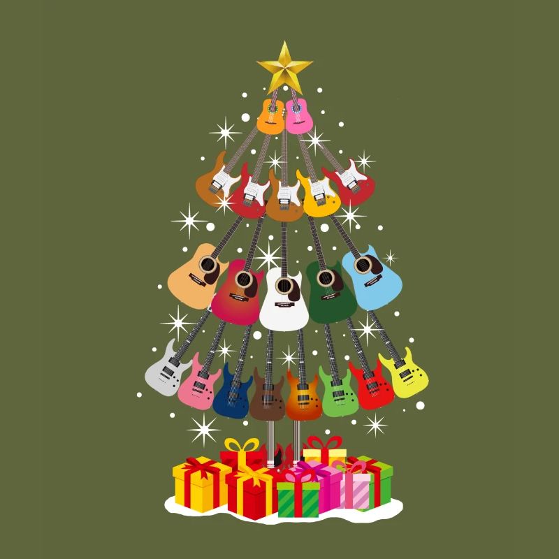 Guitar Christmas Tree