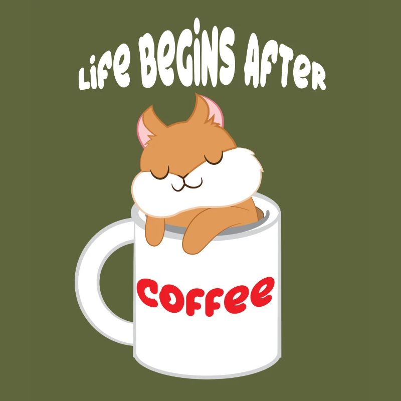 Squirrel - coffee - squirrel - gift