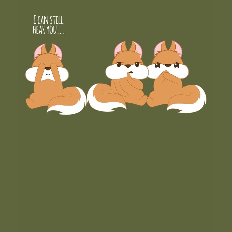 Squirrel Eichkätzchen - Speak no evil