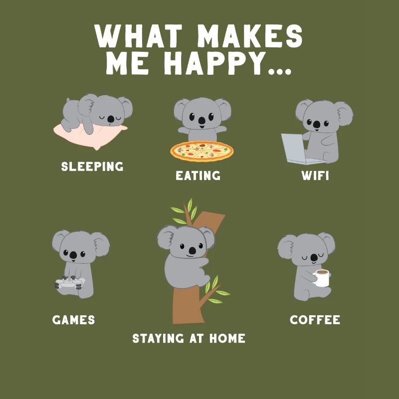 Koala - Ours Koala - Ours Koala - Introverti - Nerd