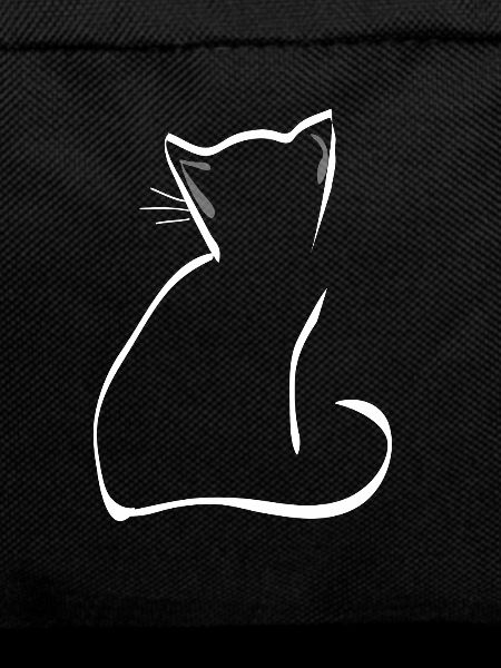 Katze Kätzchen Geschenkidee Silhouette