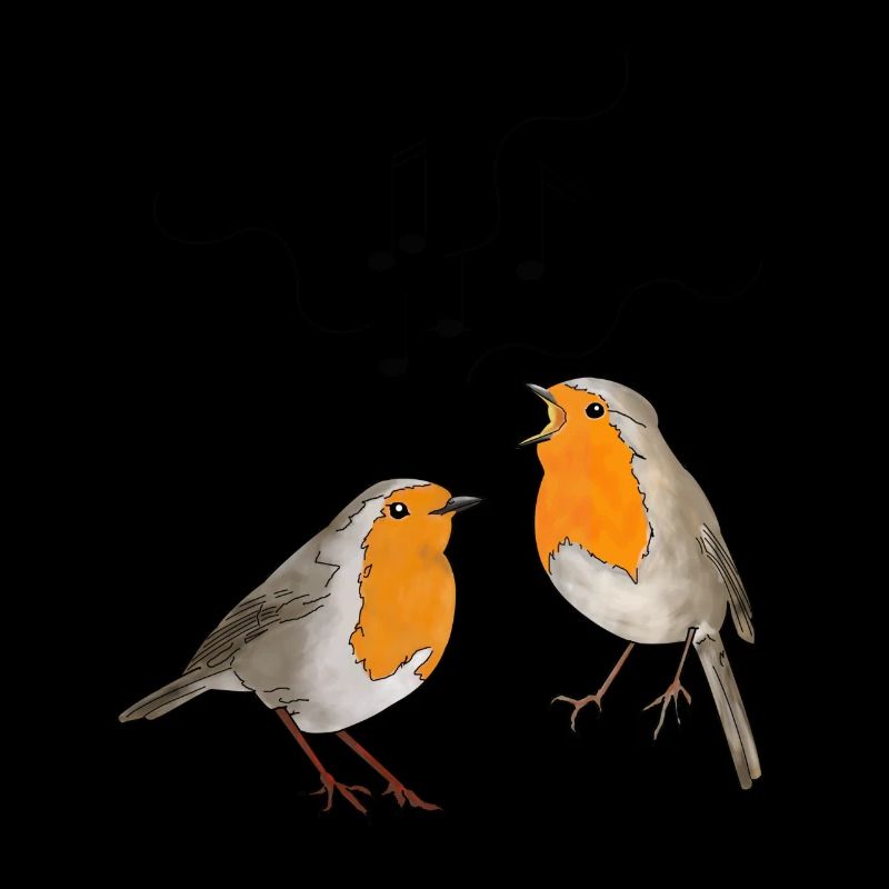 Singing robins