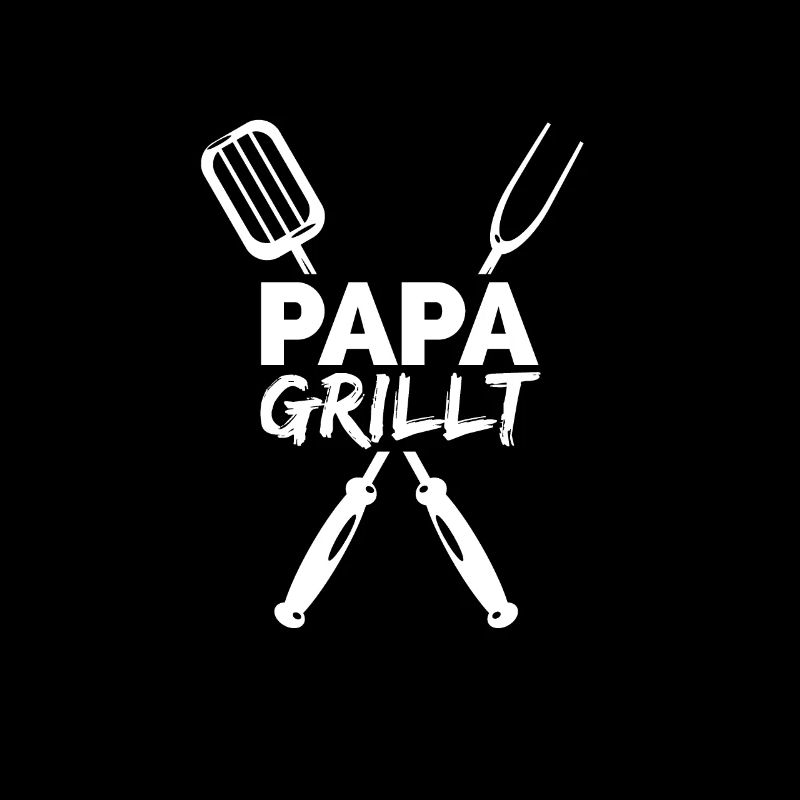 papa grillt