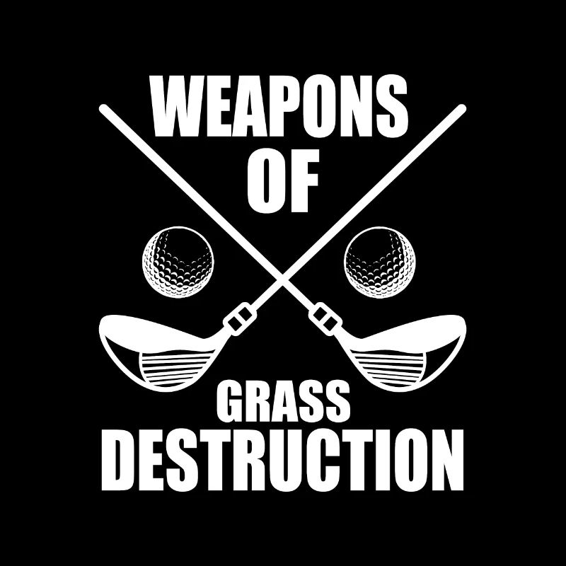 Grass-Zerstörung Waffe Schlag Lustig Golf Geschenk