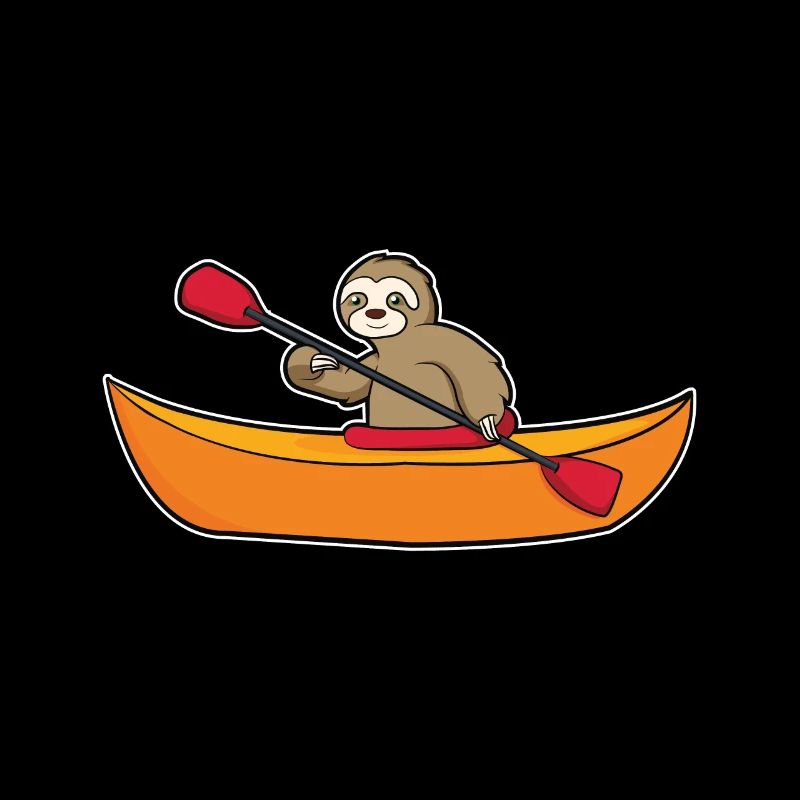 Canoe Kayak Sloth Gift Paroles de canoéiste